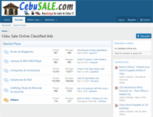 Tablet Screenshot of cebusale.com